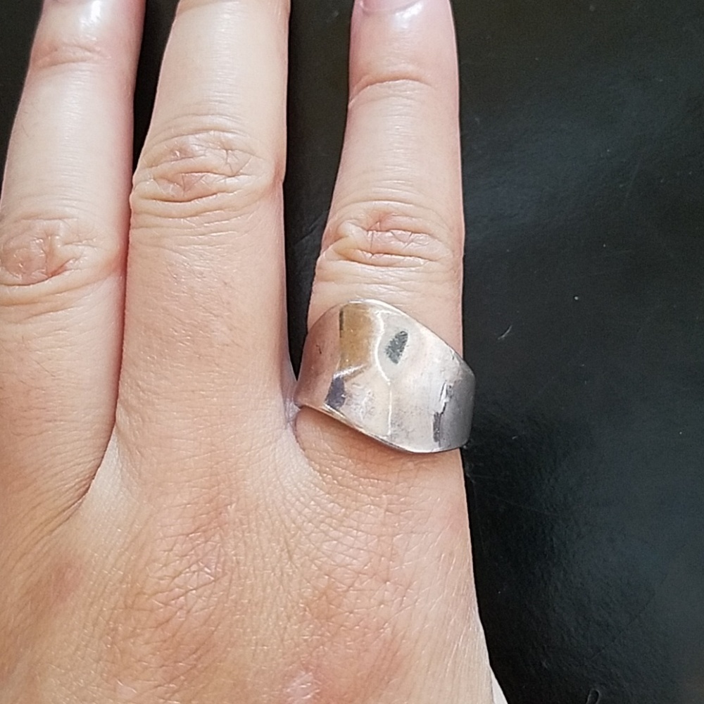 Sterling Silver Wavy Ring